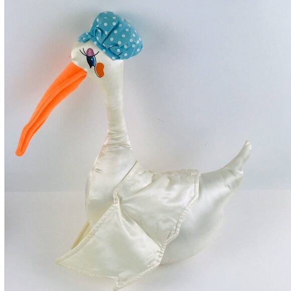 Russ Berrie Other - Vintage Russ Berrie Mother Goose Plush Duck Stuffed Animal Home Decor 14" Bonnet